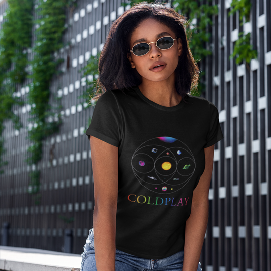 Coldplay Sphere Tshirt For Women