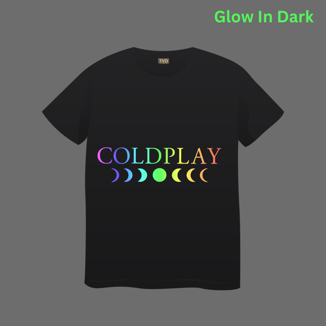 Coldplay low in dark tshirt