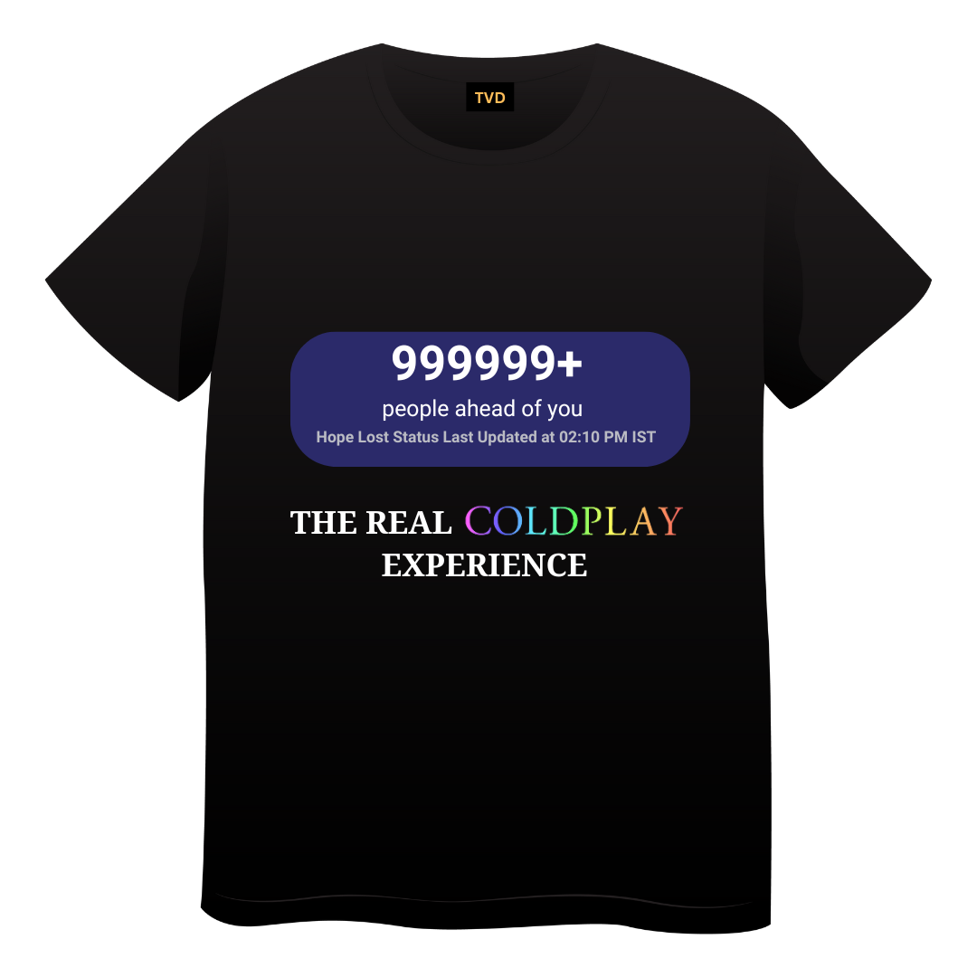 Coldplay Queue Tshirt