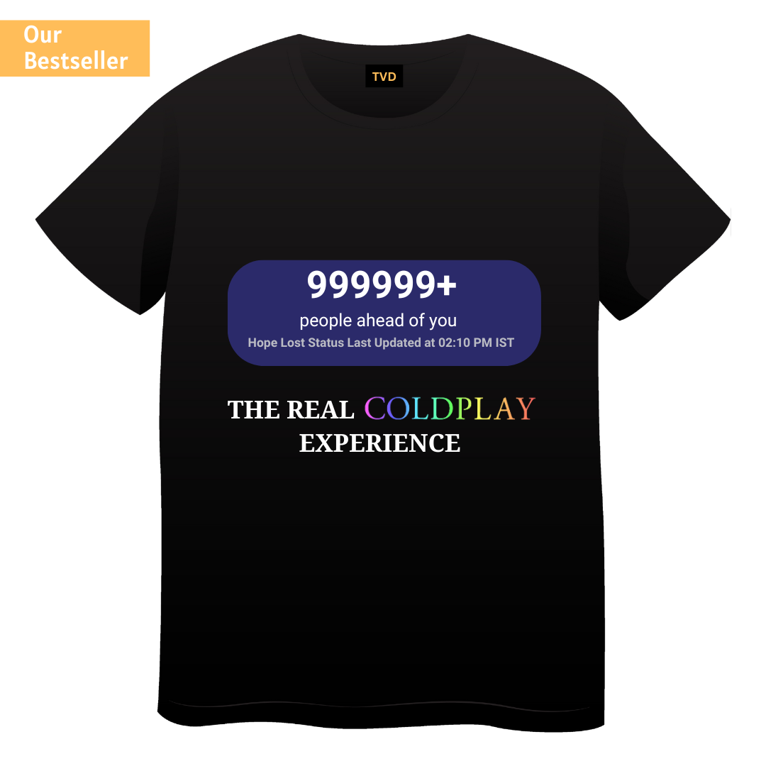 Coldplay Queue Tshirt